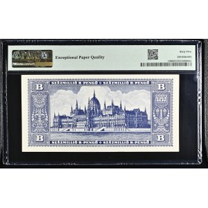 MAĎARSKO 100 miliónov szazmillio B-pengo (100 kvintiliónov) 1946