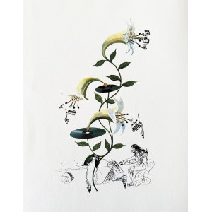 Salvador Dalí (1904–1989), Lys (Lilium Musicum) from *Flora Dalínae* (*FlorDalí*)