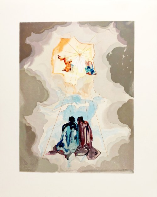 Salvador Dalí (1904 - 1989), z serii Dante, Boska komedia, Raj, 1963