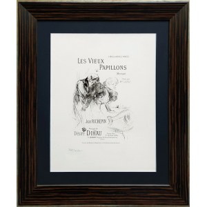 Henri de Toulouse-Lautrec (1864 - 1901), ‘’Les Vieux papillons’’ z portfolio “Quatorze lithographies originales pour illustrer des chansons”, 1978