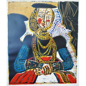 Pablo PICASSO (1881–1973), „Portrét mladé ženy podle Cranacha“ (1966)