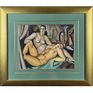 Tamara Łempicka (1898-1980, DEUX AMIS (DWIE PRZYJACIÓŁKI)