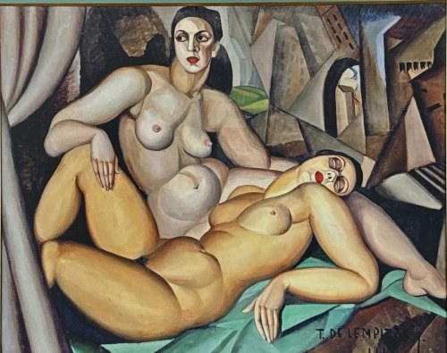 Tamara Łempicka (1898-1980, DEUX AMIS (DWIE PRZYJACIÓŁKI)