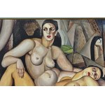 Tamara Łempicka (1898-1980, DEUX AMIS (DWIE PRZYJACIÓŁKI)