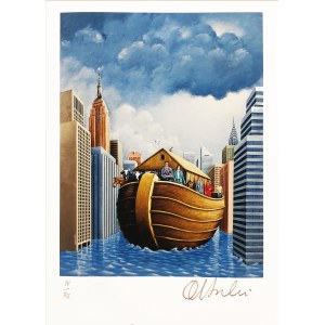 Rafał Olbiński (b. 1943), Noah's Ark