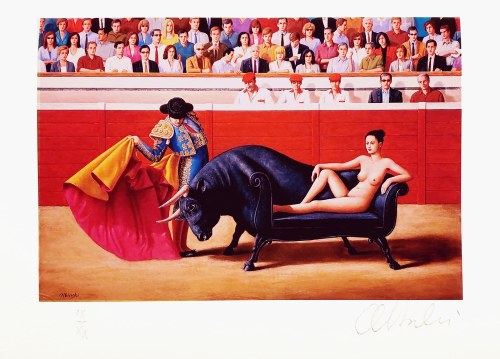 Rafał Olbiński (ur. 1943), Korrida (Corrida)