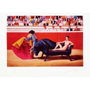 Rafał Olbiński (b. 1943), *Corrida*