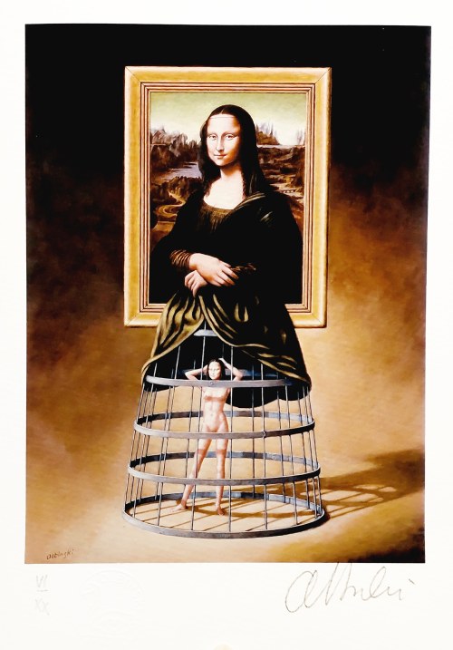 Rafał Olbiński (ur. 1943), Hommage a Leonardo