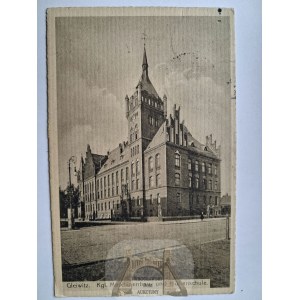 Gliwice, Gleiwitz, szkoła maszyn budowlanych, 1914