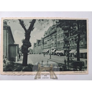 Zabrze, Hindenburg, ulica Dworcowa, ok. 1925