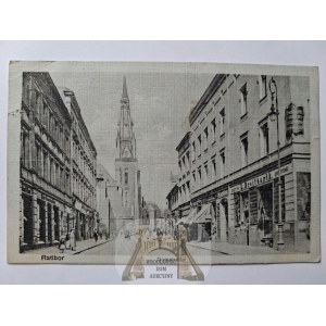 Racibórz, Ratibor, ulica Katedralna, 1922