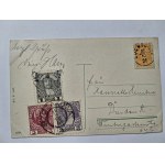 Sosnowiec Jęzor, The Triangle of the Three Emperors, lithograph,