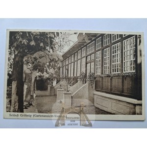 Grobniki k. Głubczyce, zamek, weranda, 1937