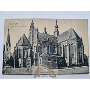 Głubczyce, Leobschutz, kościół, ok. 1920