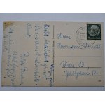Walce near Prudnik, Krapkowice, school, palace, pond, street, ca. 1938