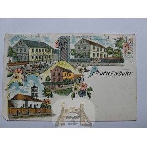 Węża k. Nysa, Korfantów, litografia, ok. 1900