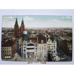Wrocław, Breslau, Market Square, Feniks Department Store, 1912