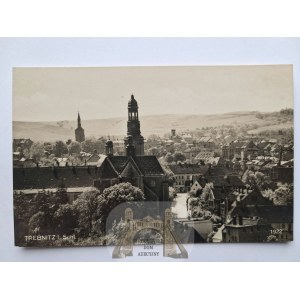 Trzebnica, Trebnitz, zdjęciowa panorama, ok. 1935