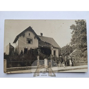 Prusice, Prausnitz, villa. Private postcard, ca. 1909