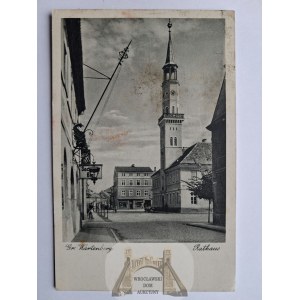 Syców, Gross Wartenberg, ratusz, ok. 1930