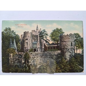 Książ, Furstenstein, the old castle, 1907