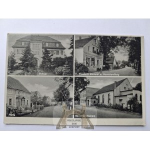 Jakuszów near Legnica, an inn, a school, a store, 1940