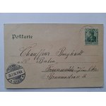 Złotoryja, Goldberg, restauracja Burgerberg, 1906