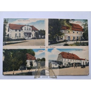 Krzywa k. Złotoryja, gospoda, pałac, 1912