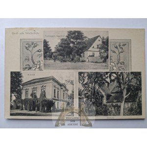 Wietszyce near Głogów, palace, 1914