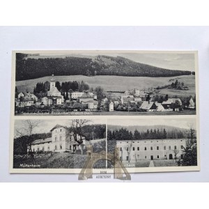 Różanka near Bystrzyca Kłodzka, 3 views, ca. 1940