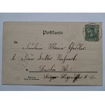 Jelenia Góra, Hirschberg, spevácky festival, 1900, litografia
