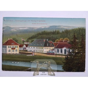 Cieplice Zdrój, Bad Warmbrunn, Herischdorf, the court inn, ca. 1924