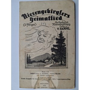 The Karkonosze Mountains, Riesengebirge, Liczyrzepa, V. Hampel, advertisement, ca. 1914