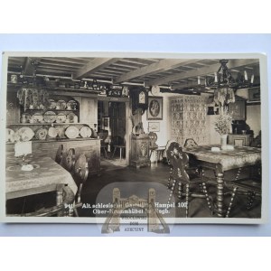 Karpacz, Krummhubel, Hampel Inn, interior, ca. 1935