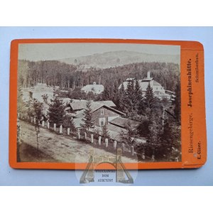 Szklarska Poręba, Schreiberhau, huta Józefina, fotografia CDV, Glaser, okolo roku 1890