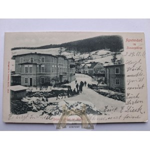 Jagniątków, Agnetendorf, hôtel, hiver 1901
