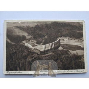 Pilchowice, Mauer, dam, ca. 1924