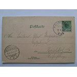 Zachełmie, Saalberg, Kaiser Wilhelm Baude, litografia, 1899