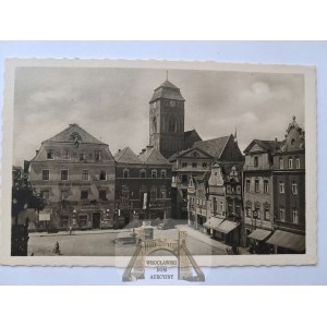 Žagaň, Sagan, námestie, okolo roku 1940