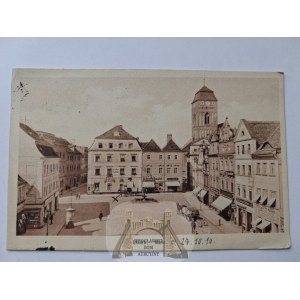 Žagaň, Sagan, námestie, okolo roku 1919
