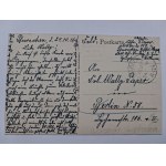Borszyn near Świebodzin, palace, school, store, 1916