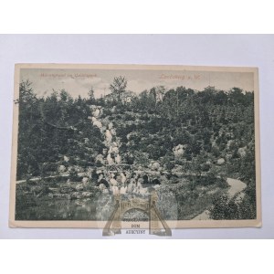 Gorzów, Landsberg, park, waterfall, 1909