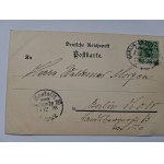 Kostrzyn, Custrin, lithograph, 1898