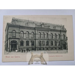 Kostrzyn, Custrin, szkoła średnia, ok.1900
