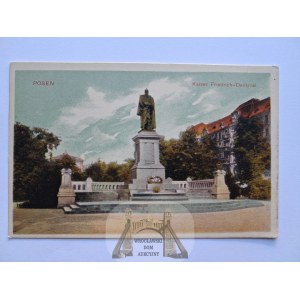 Poznań, statue of Emperor Frederick, 1909