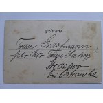 Poznań, Generalkomando, secesyjna winieta ok. 1900