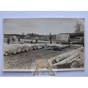 Nowy Tomyśl, Neutomischel, tartak ok. 1940