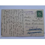Piła, Schneidemuhl, Friedrichstrasse, court, 1925
