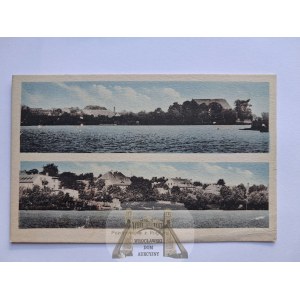 Rogoźno, Rogasen, two panoramas from around 1925