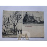 Górka Duchowna near Lipno and Leszno, church and rectory, ca. 1910